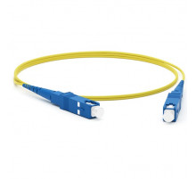 FC-S2-9-SC/UR-SC/UR-H-0.5M-LSZH-YL Патч-корд волоконно-оптический (шнур) SM 9/125 (OS2), SC/UPC-SC/UPC, 2.0 мм, simplex, LSZH, 0.5 м Hyperline
