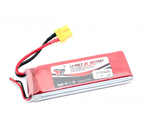 Аккумулятор Li-Pol 7.4V 803496 2700mAh XT-60 plug