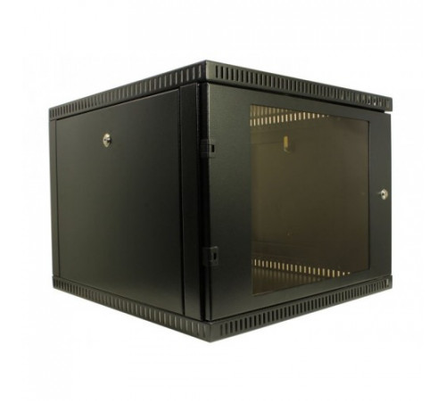 NT WALLBOX 15-66 B Шкаф 19" настенный, черный 15U 600*650, дверь стекло-металл