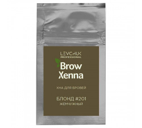 BrowXenna Хна для бровей, блонд №201, 6 г