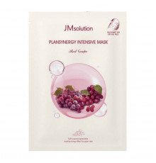 Jmsolution Тканевая маска для лица укрепляющая с красным виноградом / Plansynergy Intensive Mask Red Grape, 30 мл