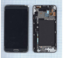 Дисплей для Samsung Galaxy Note 3 Neo Duos SM-N7502 черный с рамкой