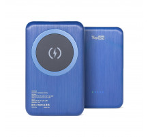 Внешний аккумулятор TopON TOP-M10 10000mAh магнитная беспроводная зарядка 15W, PD 20W Синий