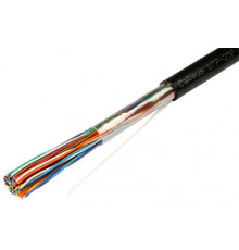 Cabeus UTP-25P-Cat.3-OUT Кабель витая пара UTP (U/UTP), категория 3, 25 пар (24 AWG), одножильный (solid), для внешней прокладки, UV PE