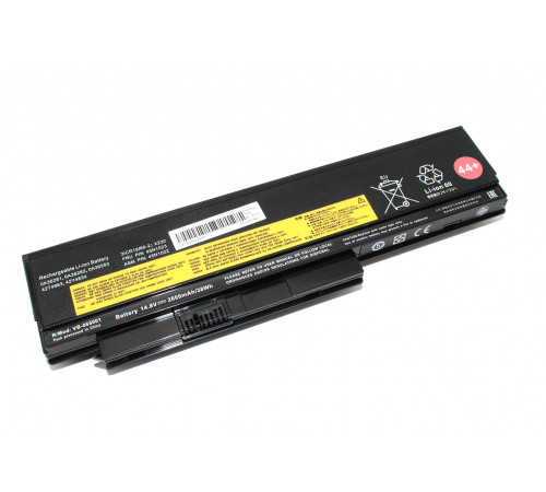 Аккумуляторная батарея для ноутбука Lenovo X230-4S1P (0A36305) 14.8V 2600mAh OEM черная