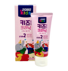 Dental Clinic 2080 Зубная паста для детей со вкусом клубники / Kids 2 Step Strawberry Scented Kongsooni Toothpaste (3-5 лет), 80 г