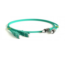 FC-D2-503-SC/PR-ST/PR-H-3M-LSZH-AQ Патч-корд волоконно-оптический (шнур) MM 50/125(OM3), SC-ST, 2.0 мм, duplex, LSZH, 3 м Hyperline