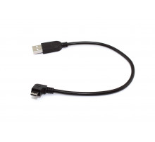 Кабель USB  Type A на Micro USB угол влево  0,25 м