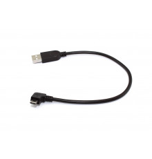 Кабель USB  Type A на Micro USB угол влево  0,25 м