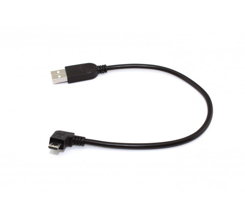 Кабель USB  Type A на Micro USB угол влево  0,25 м