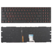 Клавиатура для ноутбука Asus GL502 черная c подсветкой