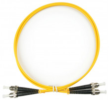 Патч-корд оптический TopLan, дуплексный, ST/UPC-ST/UPC, SM 9/125, 5 м, LSZH