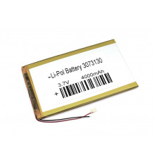 Аккумулятор Li-Pol (батарея) 3*73*130мм 2pin 3.7V/4000mAh