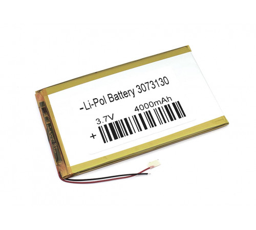 Аккумулятор Li-Pol (батарея) 3*73*130мм 2pin 3.7V/4000mAh