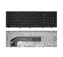 Клавиатура для ноутбука HP ProBook 4540s, 4545s, 4740s Series. Плоский Enter. Черная, без рамки. PN: 9Z.N6MSW.10R.