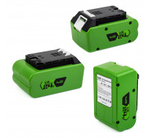 Аккумулятор для Greenworks 24V 5.0Ah (Li-ion) PN: G24B4 Аккумулятор для Greenworks 24V 5.0Ah (Li-ion) PN: G24B4