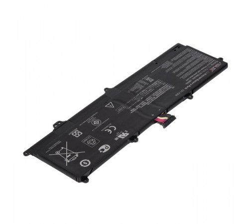 Аккумулятор для Asus S200, S200E, X202E, (C21-X202), 38Wh, 5136mAh, 7.4V, черный