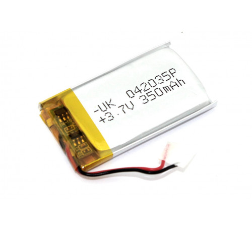 Аккумулятор Li-Pol (батарея) 4*20*35мм 2pin 3.7V/350mAh