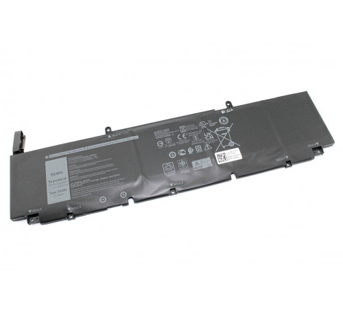 Аккумуляторная батарея для ноутбука Dell Precision 5750 (5XJ6R) 11V 4667mAh