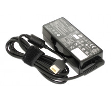 Блок питания (сетевой адаптер) для ноутбуков Lenovo 20V 3.25A 65W Rectangle (прямоугольный)