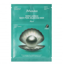 JMsolution Набор для сияния кожи / Marine Luminous Black Pearl Balancing Mask, 1,5 мл x 2, 30 мл