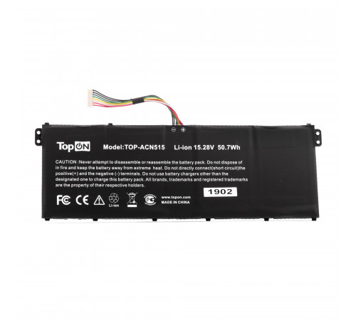 Аккумулятор для ноутбука Acer AN515, A515, A715, SF315 15.2V 3200mAh PN: AC14B7K