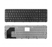 Клавиатура для ноутбука HP Pavilion Envy 15-B, 15T-B, 15-B000 Series. Плоский Enter. Черная, с черной рамкой. PN: AEU36700010.