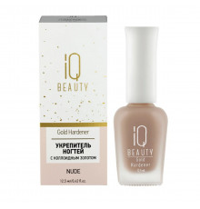 IQ Beauty Укрепитель для ногтей с коллоидным золотом / Gold Hardener Nude, 12,5 мл