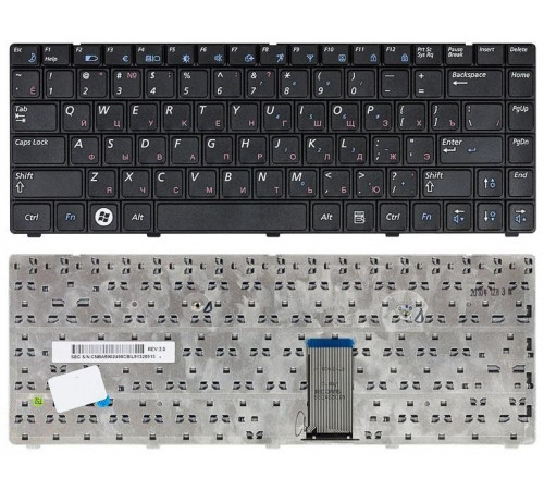 Клавиатура для ноутбука Samsung R418, R420, R425, R428, R469, RV410, RV408 черная