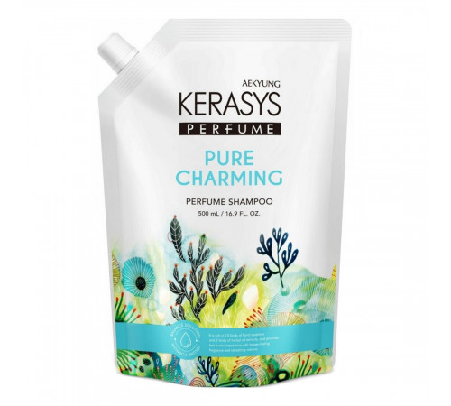 KeraSys Шампунь для волос парфюмированный Шарм (запаска) / Perfume Shampoo Pure & Charming, 500 мл