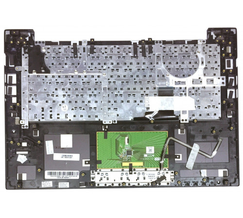 Клавиатура для ноутбука Asus B400, B400VC черная, верхняя панель в сборе