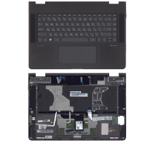 Клавиатура для ноутбука HP Spectre x360 15-BL топкейс темно-серый