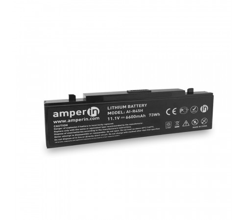 Аккумуляторная батарея Amperin для ноутбука Samsung NP, X, R, P, M 11.1V 6600mAh (73Wh) AI-R45H