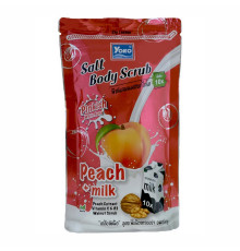 Siam Yoko Солевой скраб для тела c экстрактом персика и молочными протеинами / Salt Body Scrub Peach + Milk, 350 г