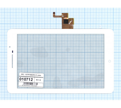 Сенсорное стекло (тачскрин) FPC - YCTP70002FD V1 белое