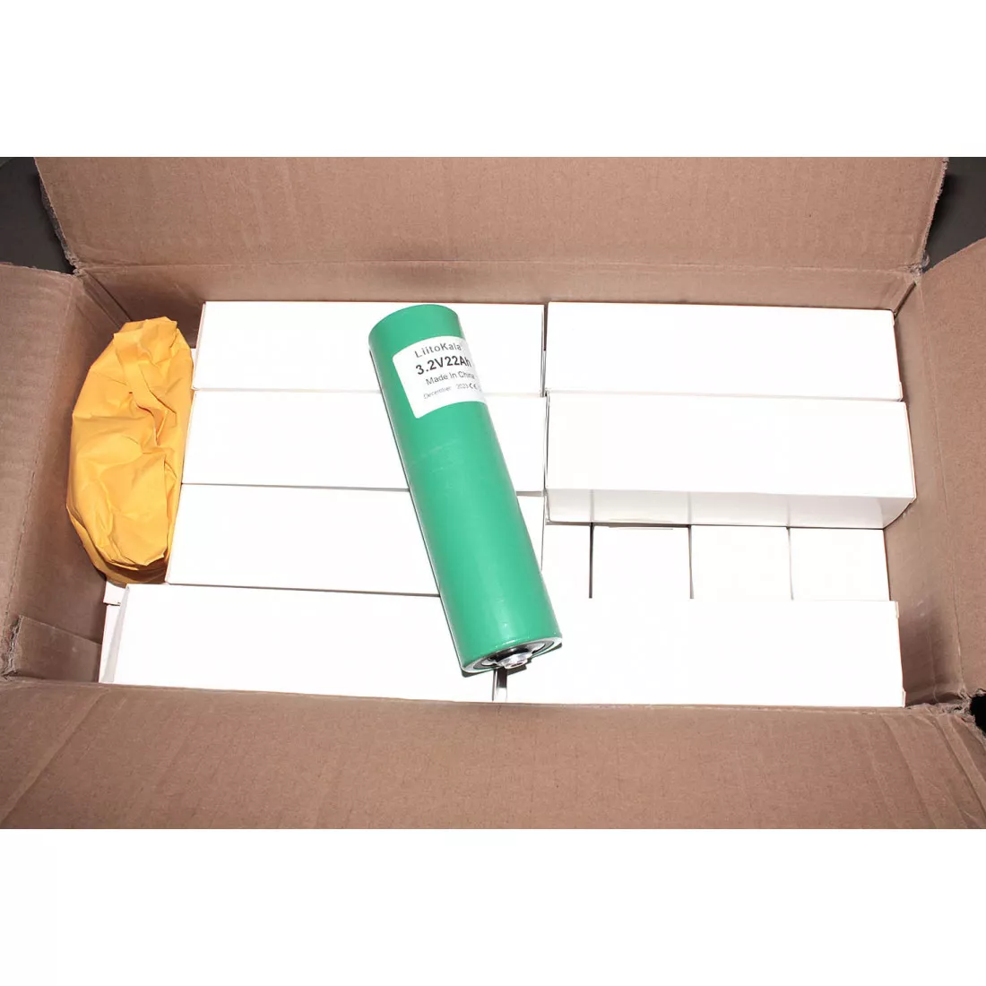 Аккумулятортипа46160LiitoKalaLiFePO43.2V22Ah,22000mAh,упаковка40штук